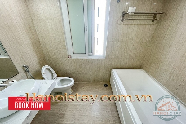 Cho thuê Căn hộ 1PN, Tô Ngọc Vân, Tây Hồ: Ban công rộng, view hồ đẹp, thiết kế tinh tế. 11