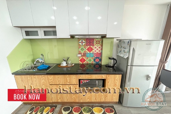 Cho thuê Căn hộ 1PN, Tô Ngọc Vân, Tây Hồ: Ban công rộng, view hồ đẹp, thiết kế tinh tế. 13